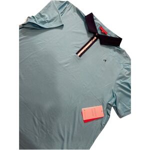 Redvanly Polo Shirt Athletic Mens Size XXL Caracao Blue Golf Performance Stretch